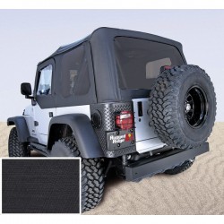 Rugged Ridge Soft Top Diamond Black Jeep Wrangler 1997-2006