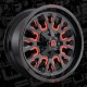 Fuel Stroke 20" Wheel Set Dodge Ram Toyota Tundra 20x9 0mm
