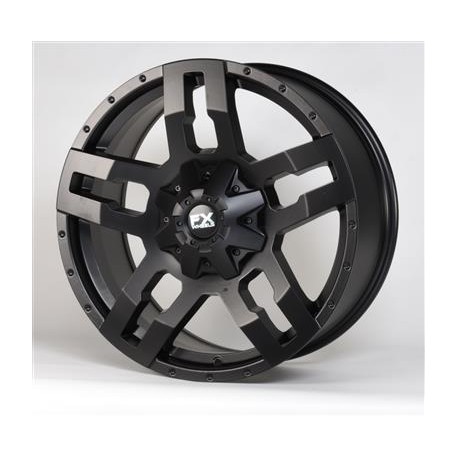 20" FX Wheels Set Dodge Ram 1500 5x139.7 20x9 +20mm Satin Black