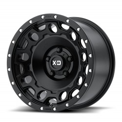 XD Series 17" Wheel Set Jeep Wrangler JK JL 17x9 -12mm 5x127 Satin Black