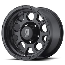 XD Series 17" Enduro Jeep Wrangler JK JL 17x9 -6mm 5x127 Matte Black