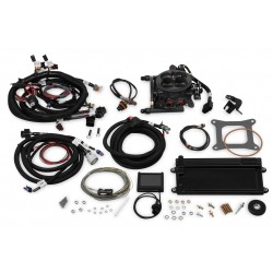 Holley Terminator LS TBI Kit - Hard Core Gray w/ Transmission Control GM LS2/LS3 Engines and 2007-Current 4.8/5.3/6.0