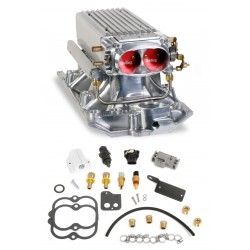 Holley Small Block Chevy Polished Stealth Ram Multi-Port Power Pack kit for Vortec heads
