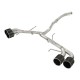 AFE Takeda 3" to 2-1/2" 304 Stainless Steel Cat-Back Exhaust System Nissan GT-R (R35) 2009-2017 V6-3.8L