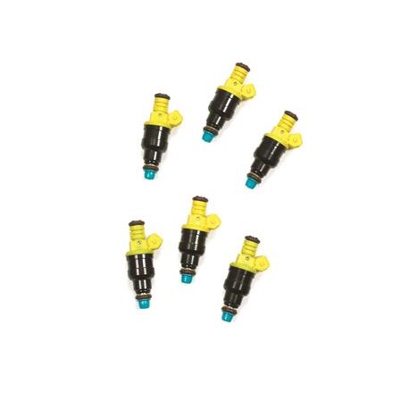 Accel Fuel Injector 15 Pounds Per Hour Flow Rate Bosch Style 14.4 Ohms Impedance Set of 6 Chevrolet Cavalier 1985-1994