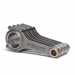 Skunk2 Connecting Rod Set Of 4 Alpha Series Drag Race H-Beam 4340 Chromoly Steel 137.00 Millimeter Length Honda Civic 1992-1995