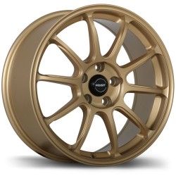 18" Fast Wheel Set Honda Mazda Lexus Kia Hyundai 18x8 +35mm Matte Gold