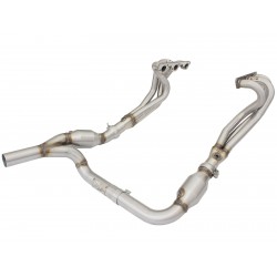 AFE Twisted Steel Long Tube Header & Y-Pipe Street Series Jeep Wrangler (JK) 2007-2011 V6-3.8L