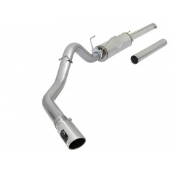AFE Large Bore-HD 4" 409 Stainless Steel Cat-Back Exhaust System Dodge Diesel Trucks 2003-2004 5.9L