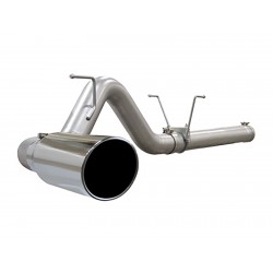 AFE Large Bore-HD 4" 409 Stainless Steel DPF-Back Exhaust System Dodge Diesel Trucks 2008-2012 6.7L