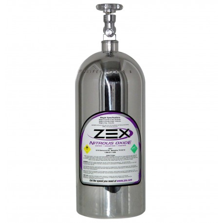 Zex Nitrous Oxide Bottle Polished (10 pounds)