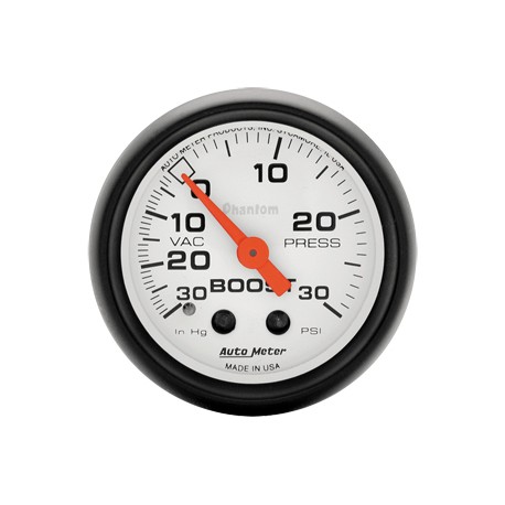 Auto Meter Boost / Vacuum Gauge 2 1/16" Phantom