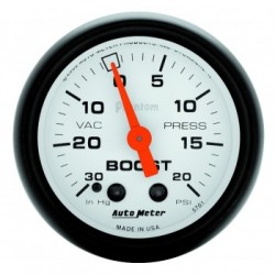 Auto Meter Boost / Vacuum Gauge 2 1/16" Phantom