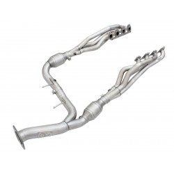 AFE Twisted Steel Long Tube Header & Y-Pipe Street Series Ford F-150 Raptor 2010-2014 V8-6.2L