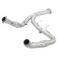 AFE Twisted Steel Y-Pipe 3" to 3-1/2" Stainless Steel Exhaust System Street Series Ford F-150 2011-2014 V8-5.0L