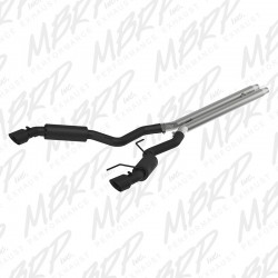 MBRP 15-17 Mustang GT 3" Cat Back Race Version Black 4.5" Tips