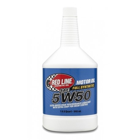 Red Line Synthetic Motor Oil 5w50 Quart