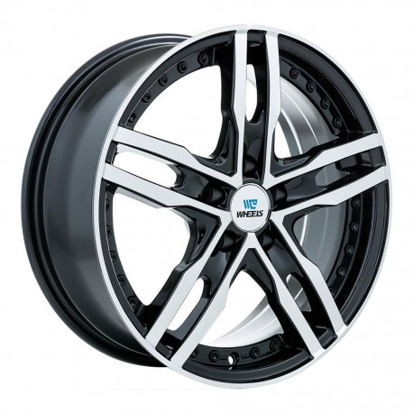 17" CW Wheel Set Aries BMW Cadillac Honda Buick 17x7 5x120 +35mm Black Machined