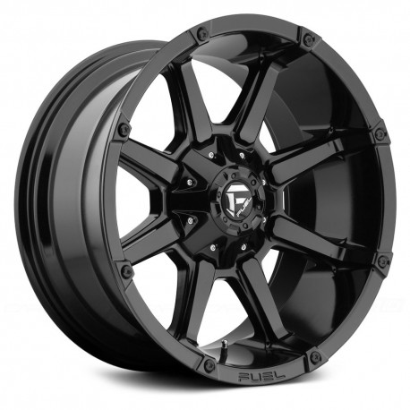 18" Fuel Wheel Set D575 Coupler 6x139.7 18x9 +1mm Gloss Black