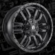 20" Fuel Wheel Set Silverado Sierra F150 Ram 6x135/6x139.7 20x9 +19mm D596 Sledge Black