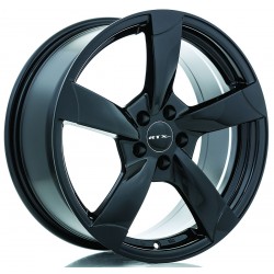16" RTX RSII Wheel Set Volkswagen Audi 5x112 +45mm Gloss Black