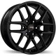 20" Fast Wheel Set FC04X 20x8.5 +15mm 6x139.7 Metallic Black