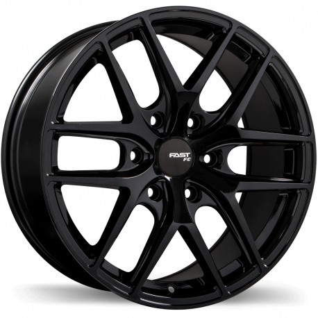 20" Fast Wheel Set FC04X 20x8.5 +15mm 6x139.7 Metallic Black