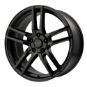 18" Wheel Set AR929 Winter Rim Audi VW Mercedes 5x112 18x8 +45mm Black