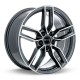 19" RTX Wheel Set Volkswagen Mercedes QX30 BMW Audi 19x8 5x112 +35 Satin Black