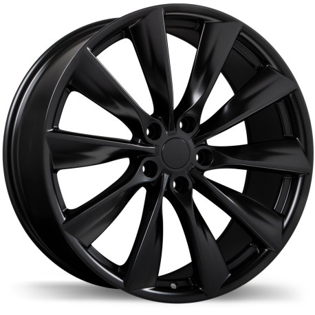 Roues 18'' Replika Wheel Set Tesla Mazda Honda HyundaiToyota 18x8.5 +40mm Satin Black 5x114.3