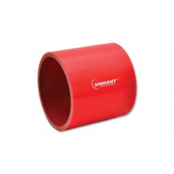 Vibrant Straight Hose Coupler, 2.75" I.D. x 3" long - Red