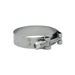 Vibrant Stainless Steel T-Bolt Clamps - Range: 1.30"-1.50"