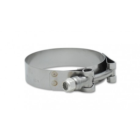 Vibrant Stainless Steel T-Bolt Clamps - Range: 1.49" to 1.84"