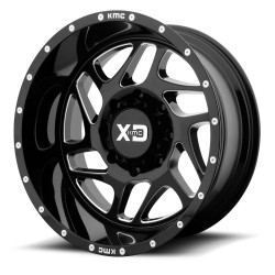 XD Series 20" Ford F250 F350 20x9 8x170 +18mm Black Milled Set